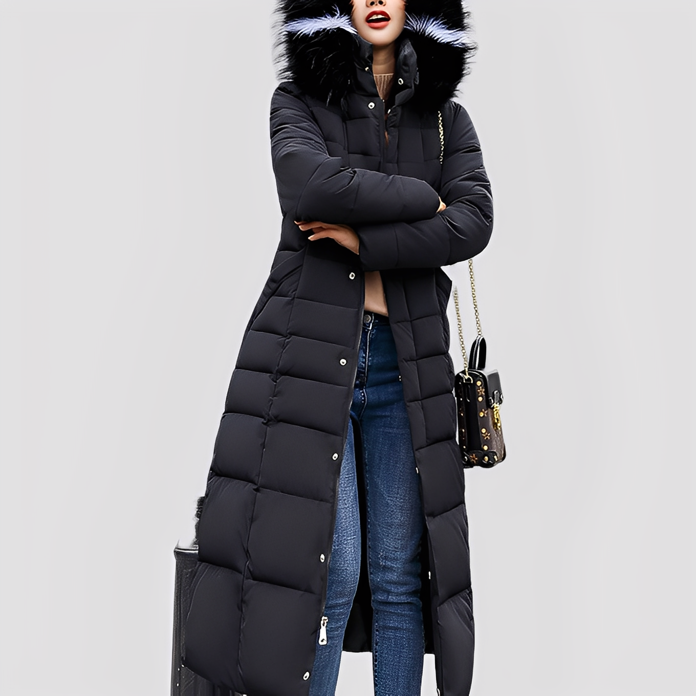 Mollie - Manteau long matelassé tendance pour femmes