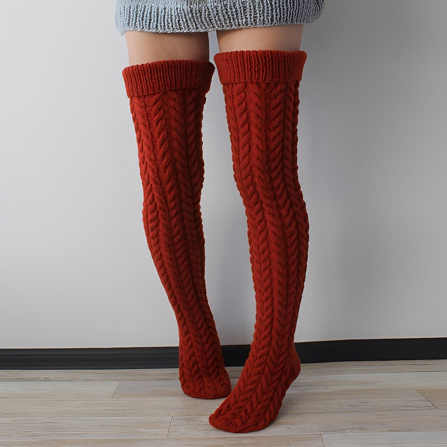 Angelle - Chaussettes longues chic pour femmes