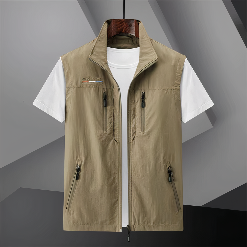 Erik – Veste en coton avec plusieurs poches