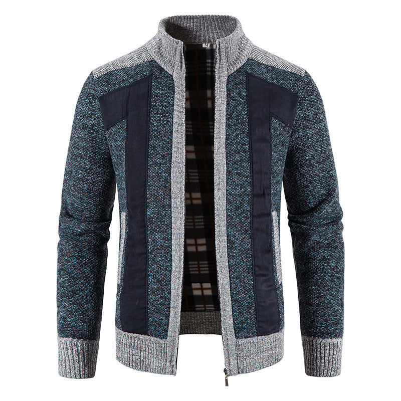 Domenic - Manteau doux et large à zip pour hommes