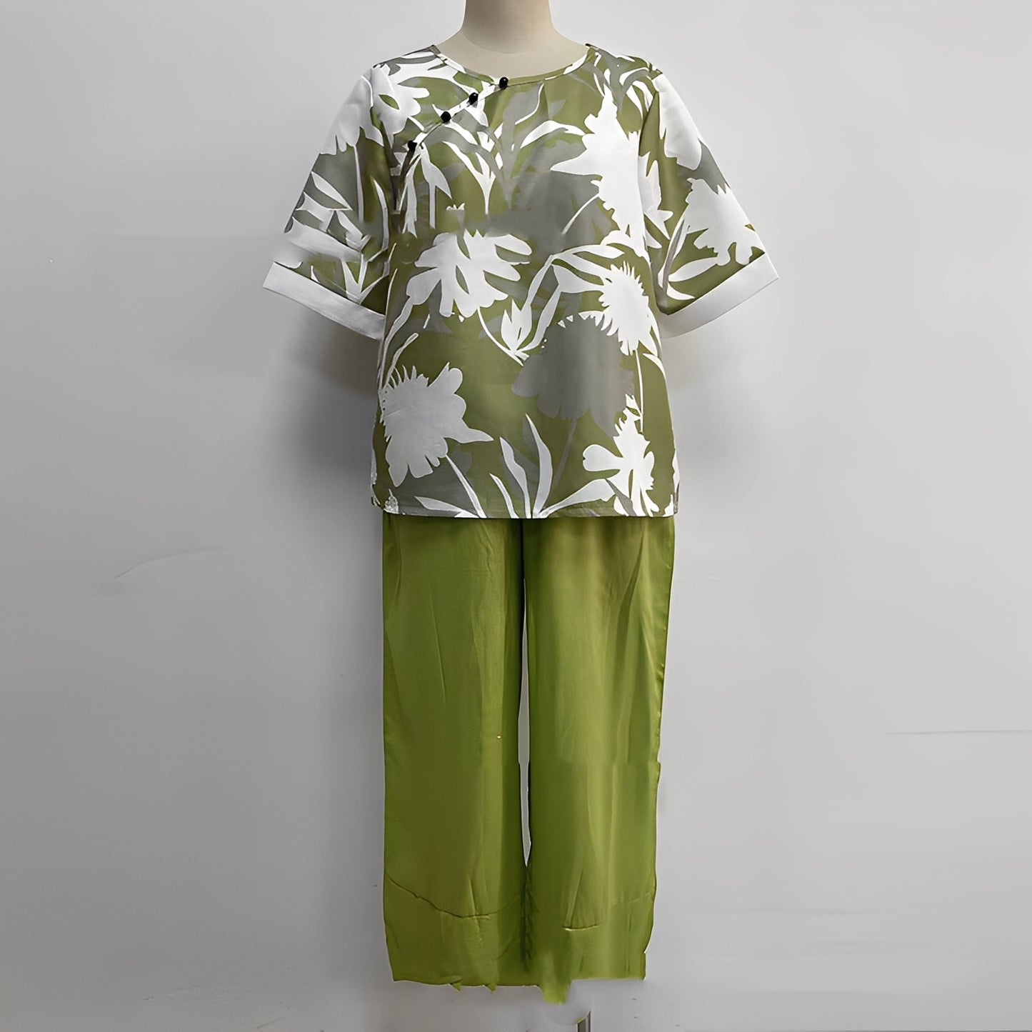 Hyazinthe - Elegantes Hemd und Hose für Damen Set