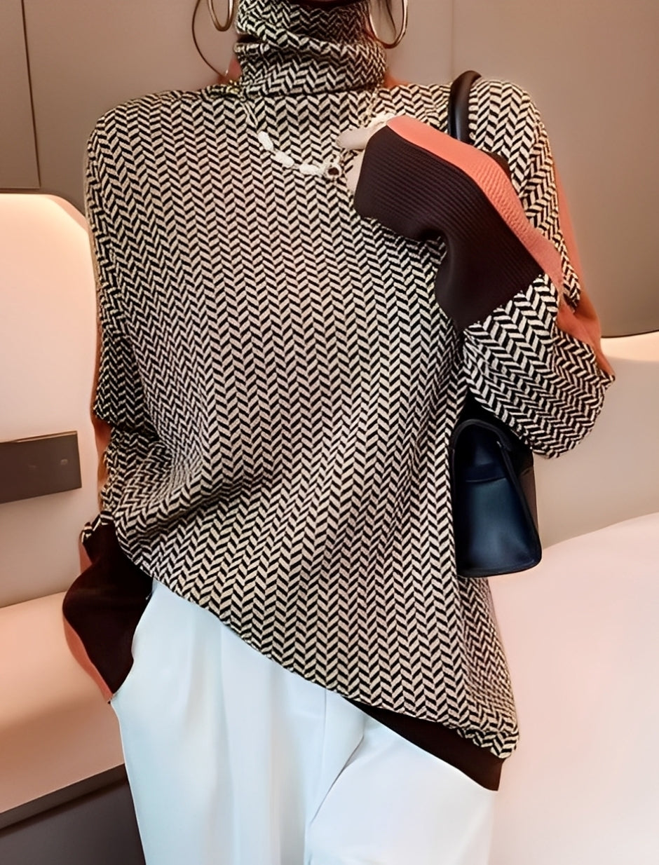 Bryony - Pull élégant à col roulé pour femmes