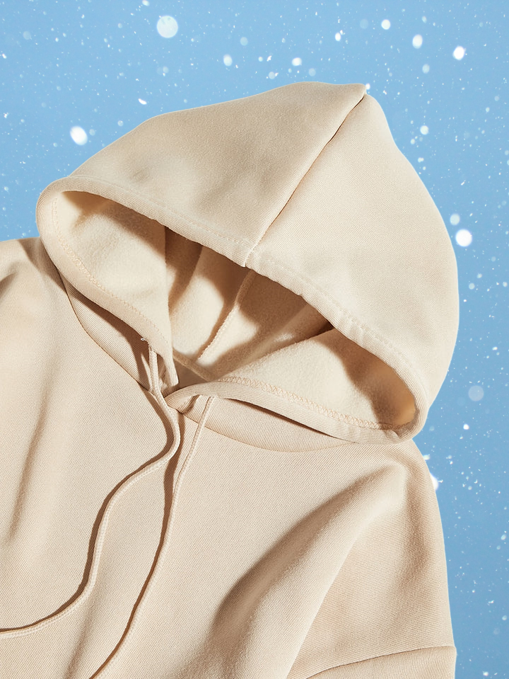 Good Day! – Sweat à capuche en coton avec déclaration