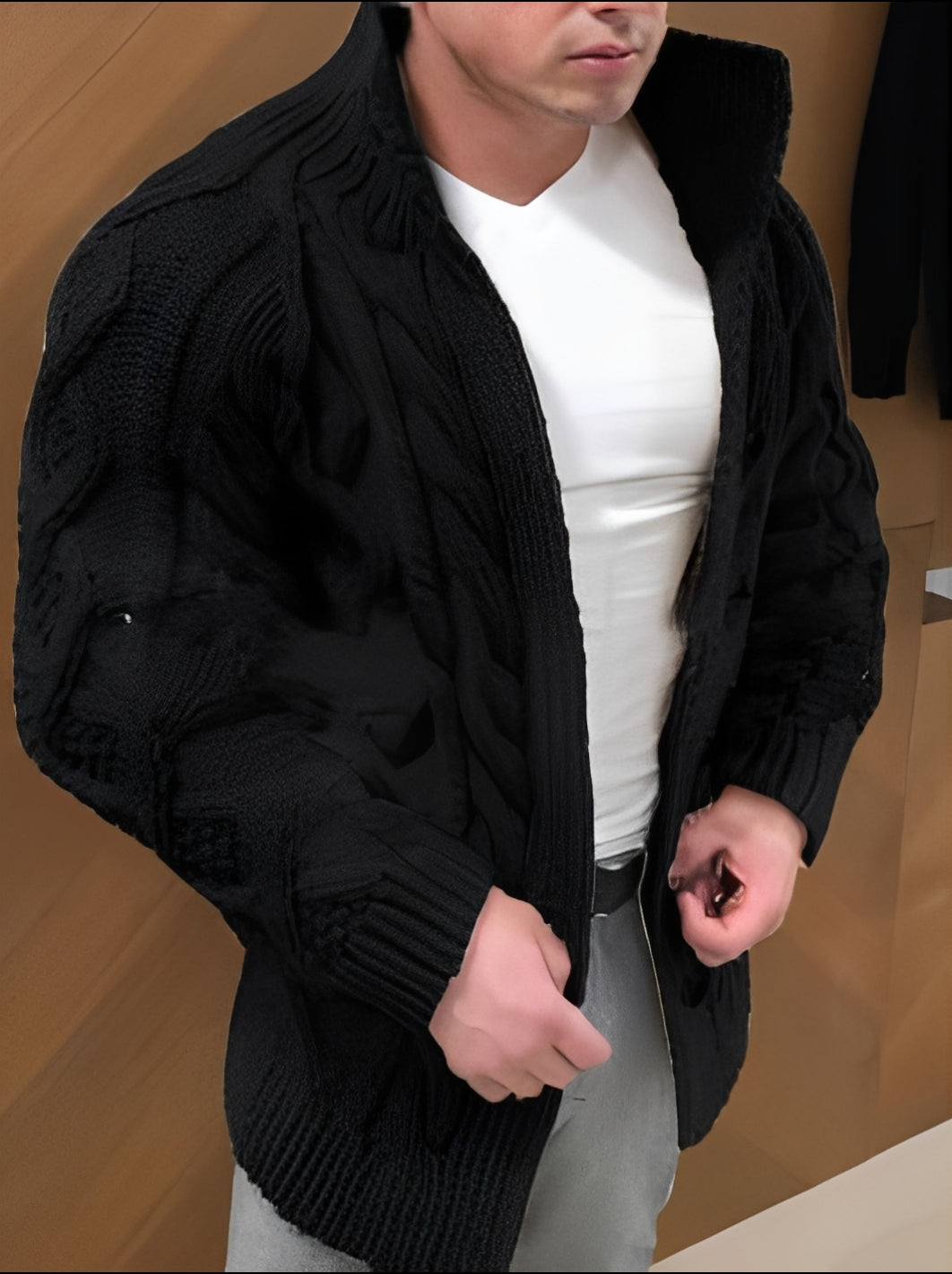 Donovan - Beau cardigan chaud pour hommes