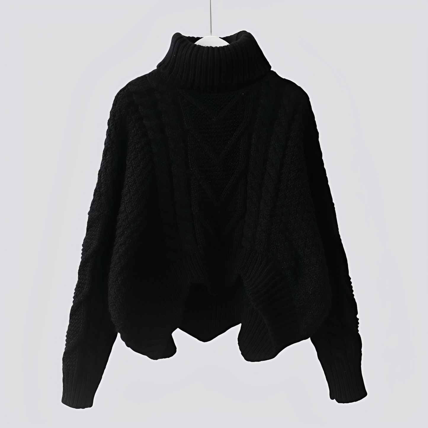Claudia - Elegant sweater with a rolled neck for women