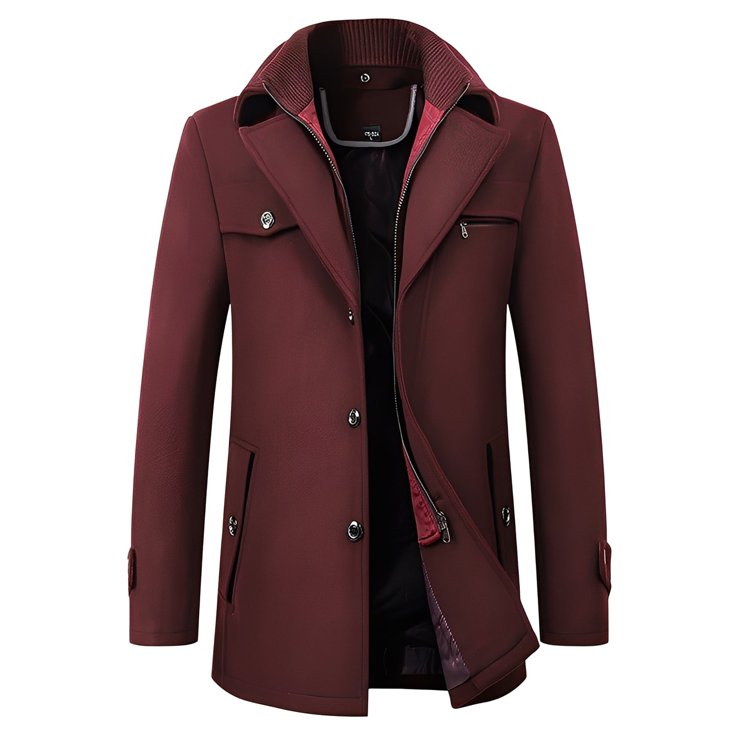 Hubert - Warm and fashionable winter coat for men