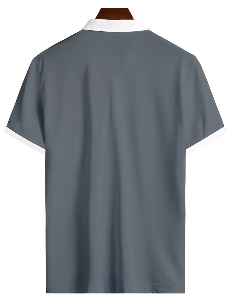 Winton - Chemise décontractée à fermeture éclair pour hommes