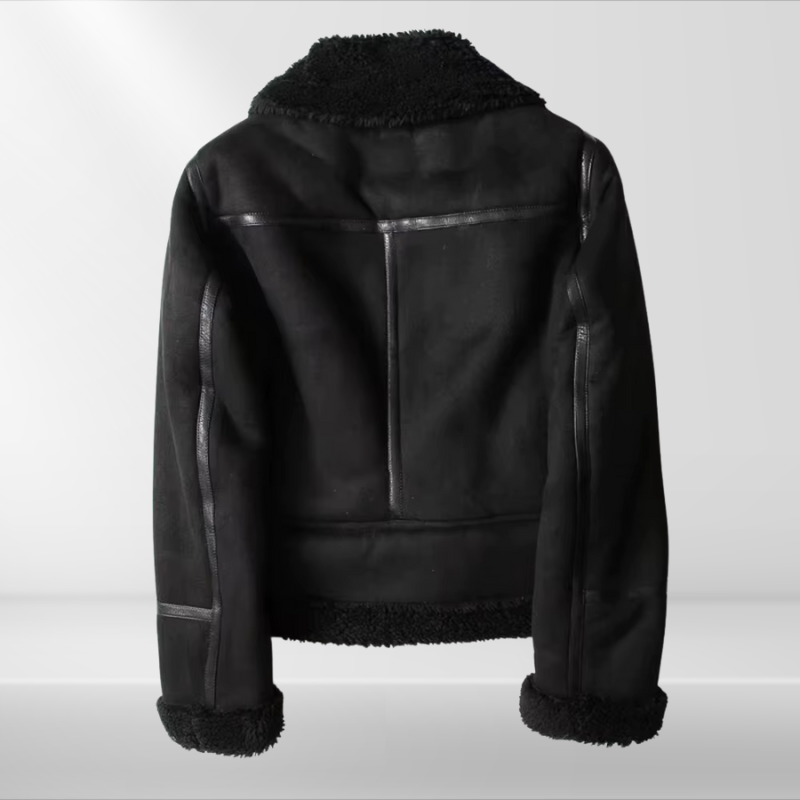 Madeleine – Veste bomber en Sherpa pour femmes