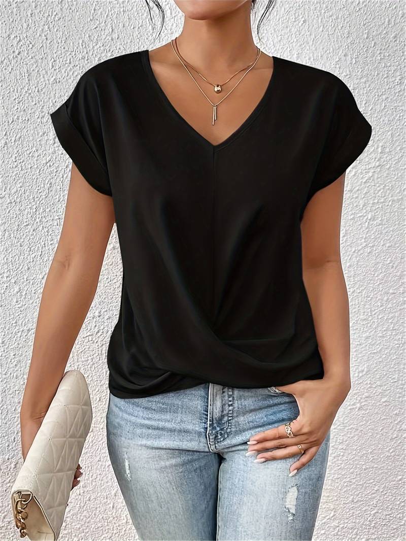 Zinnia – T-shirt décontracté manches courtes