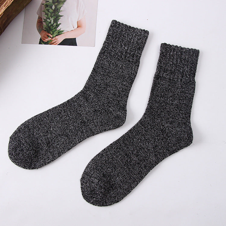 Jason - Chaussettes d'hiver épaisses en laine pour homme