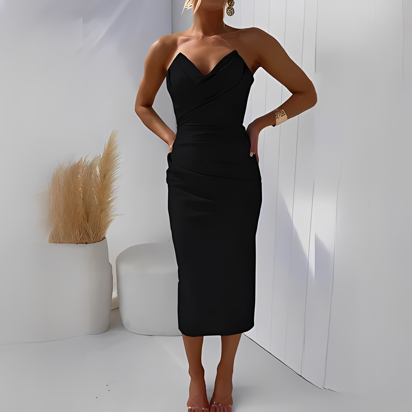 Wanda - Robe élégante sans bretelles pour femmes