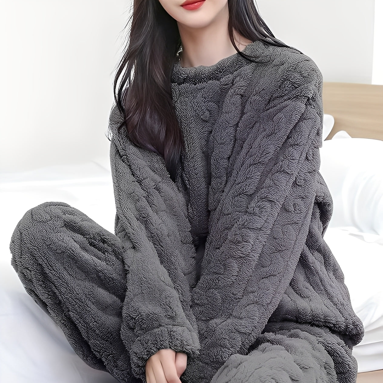 Kilie - Ensemble polaire confortable pour femmes, deux pièces