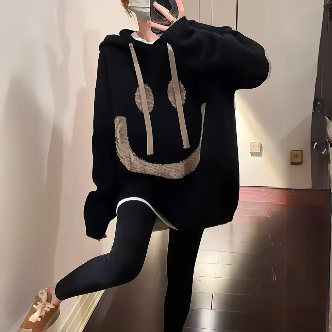 Sourire – Hoodie chaleureux et doux