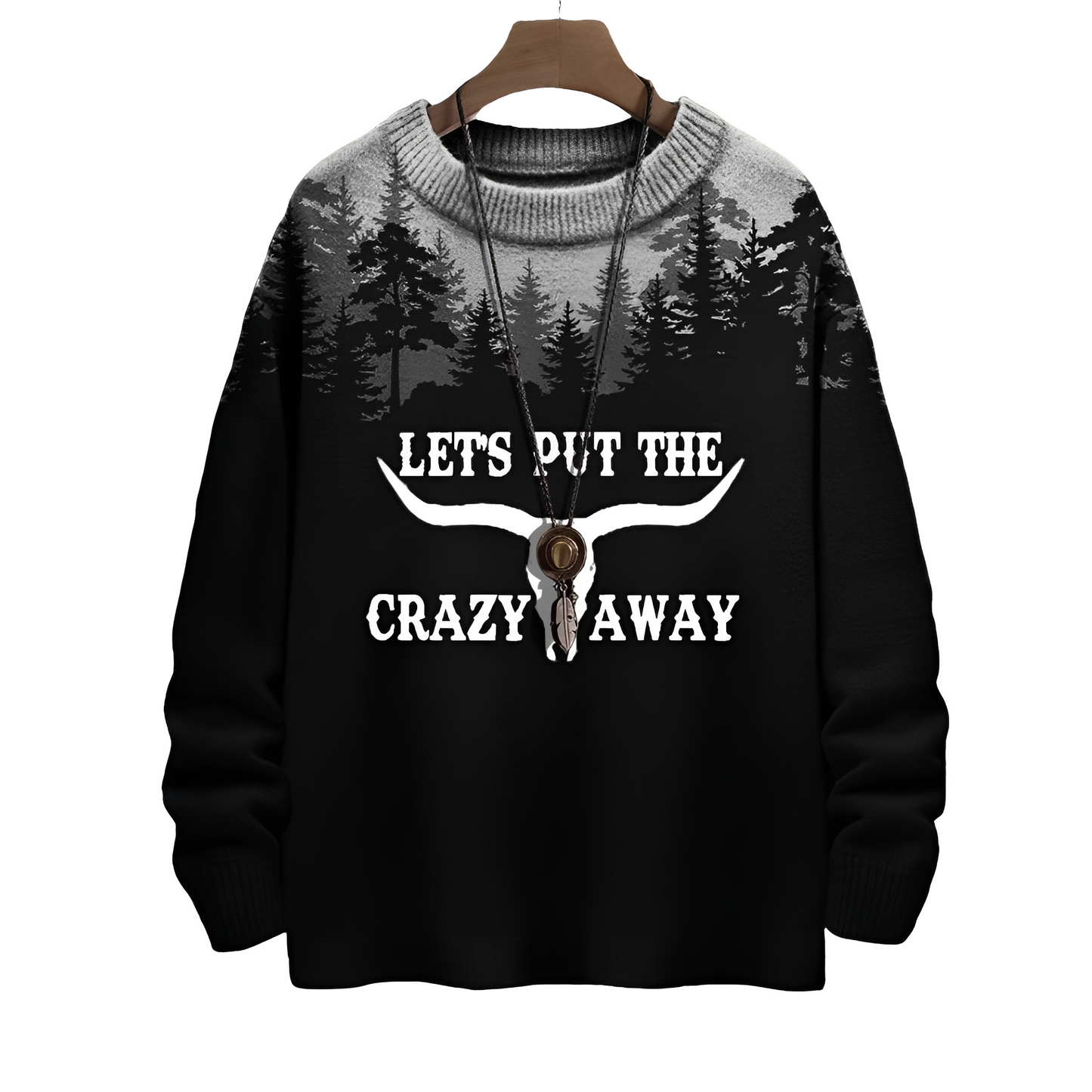 Eugene - Pull en laine à rayures tendance pour hommes