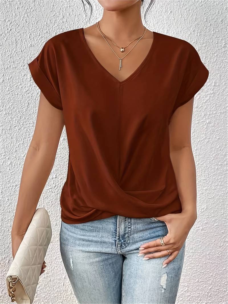 Zinnia – T-shirt décontracté manches courtes