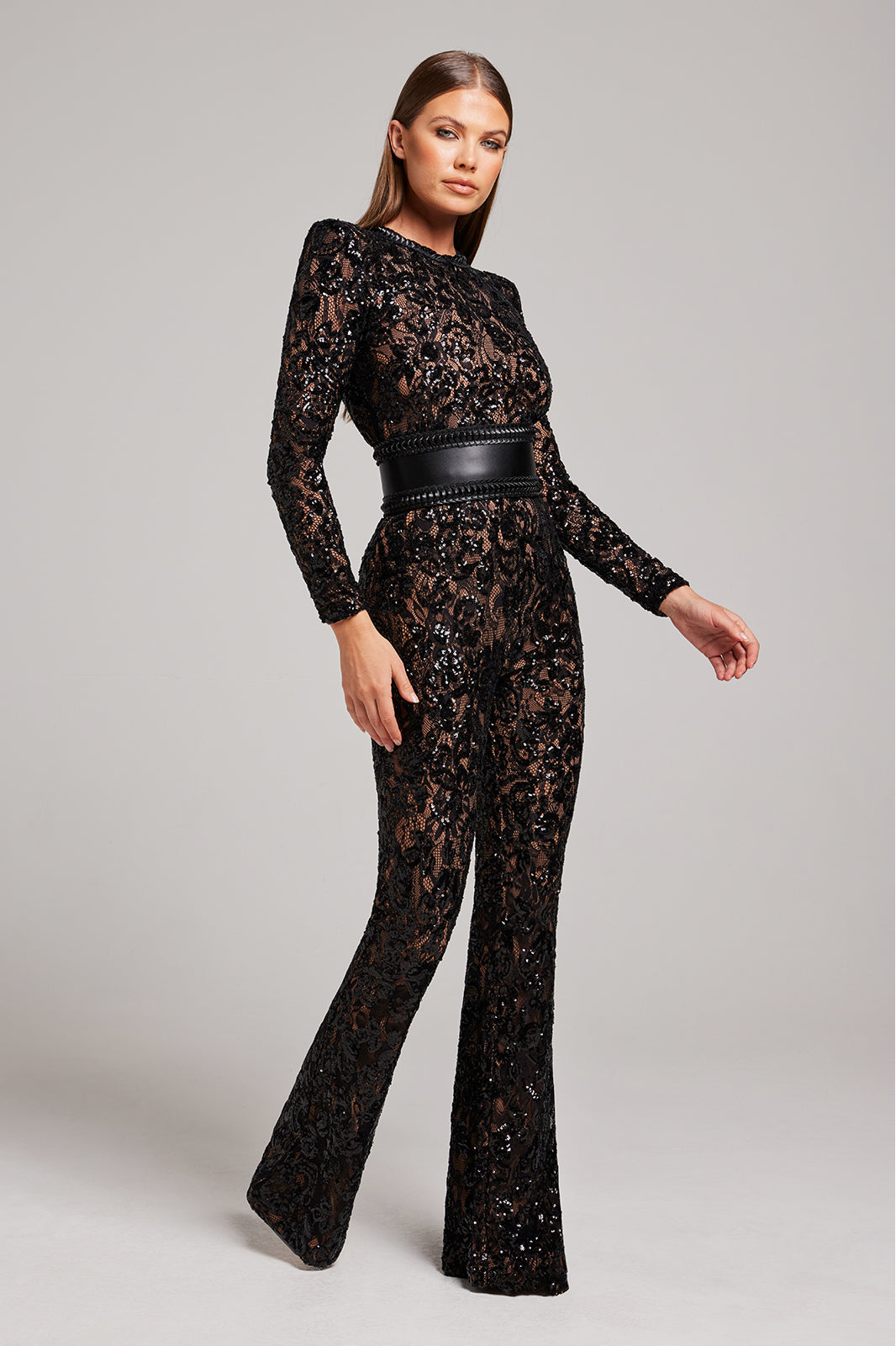 Sofia – Combinaison en Dentelle Paillettes