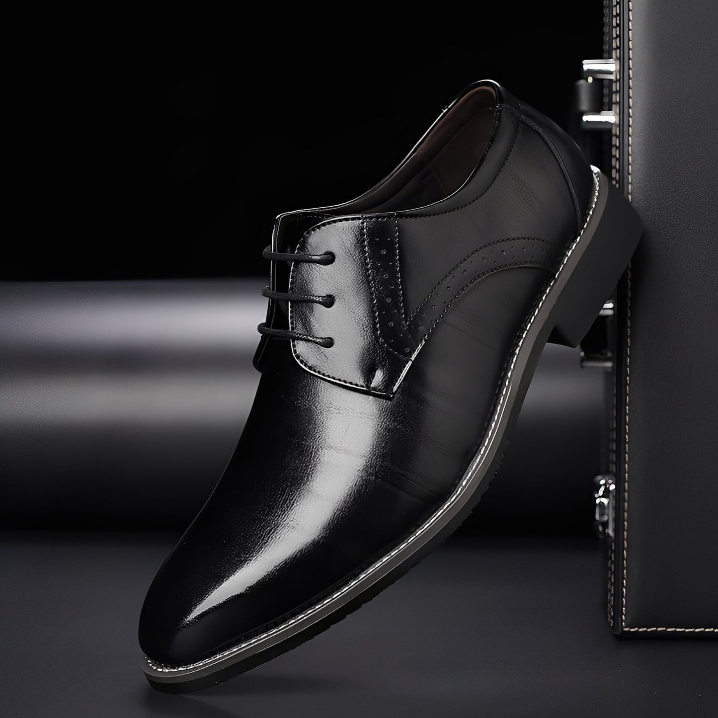 Kendrick - Chaussures en cuir classiques pour hommes