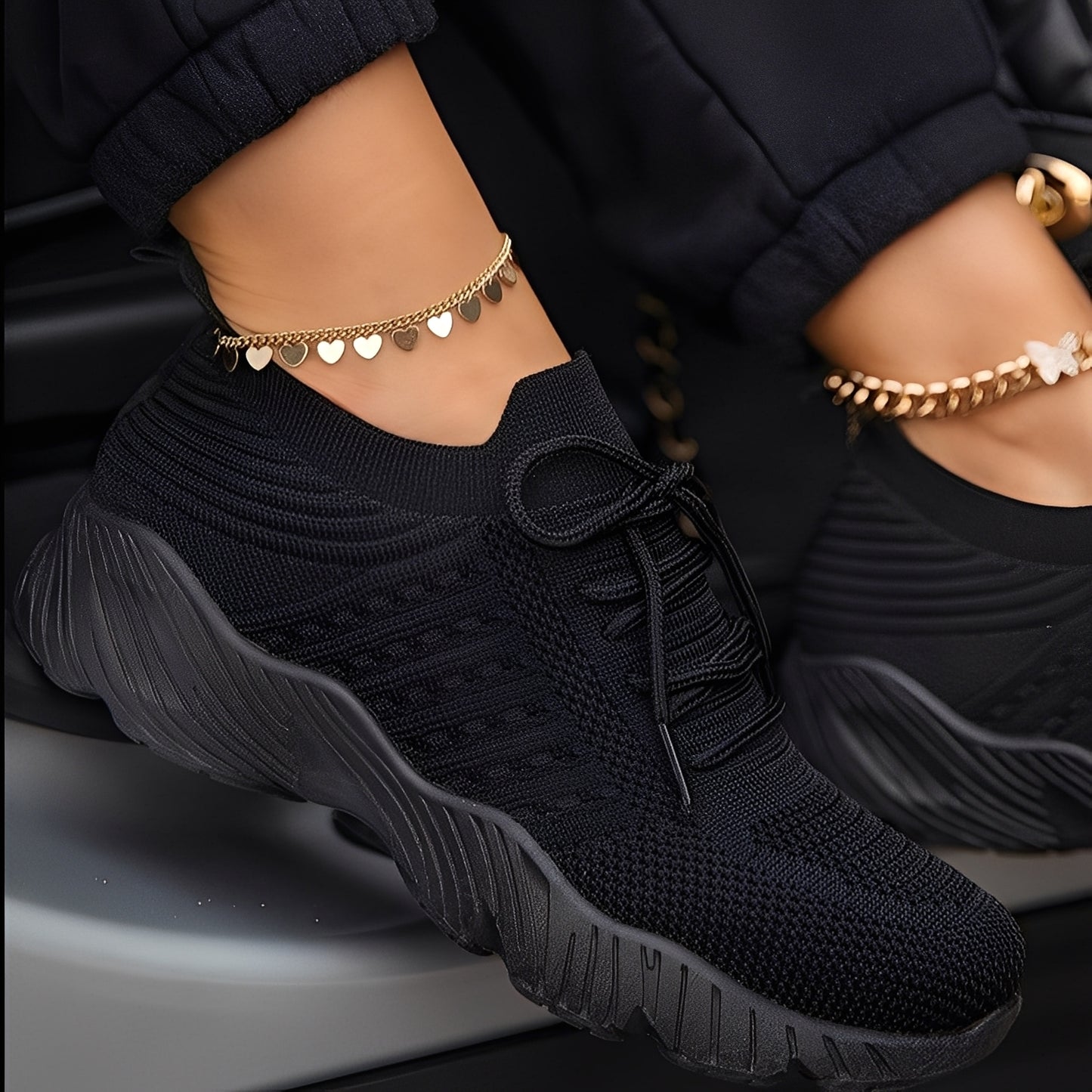 Axelle - Baskets orthopédiques en maille pour femmes