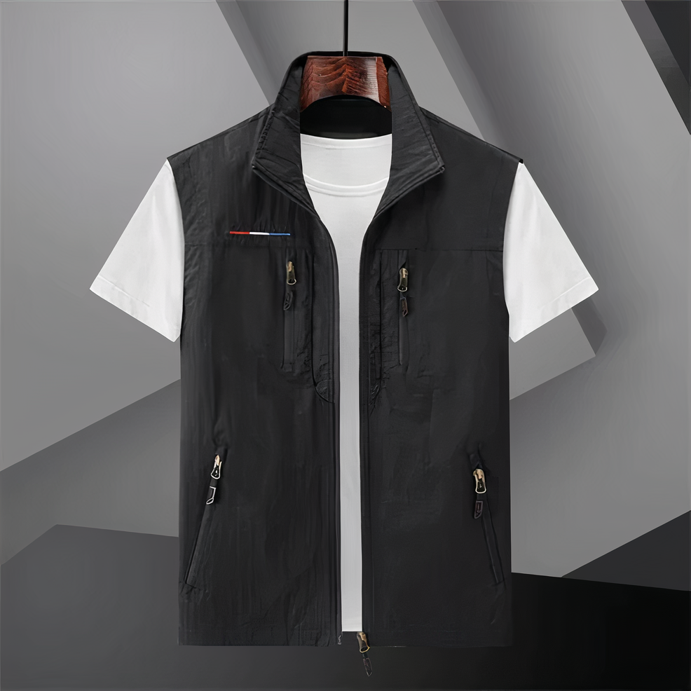 Erik – Veste en coton avec plusieurs poches