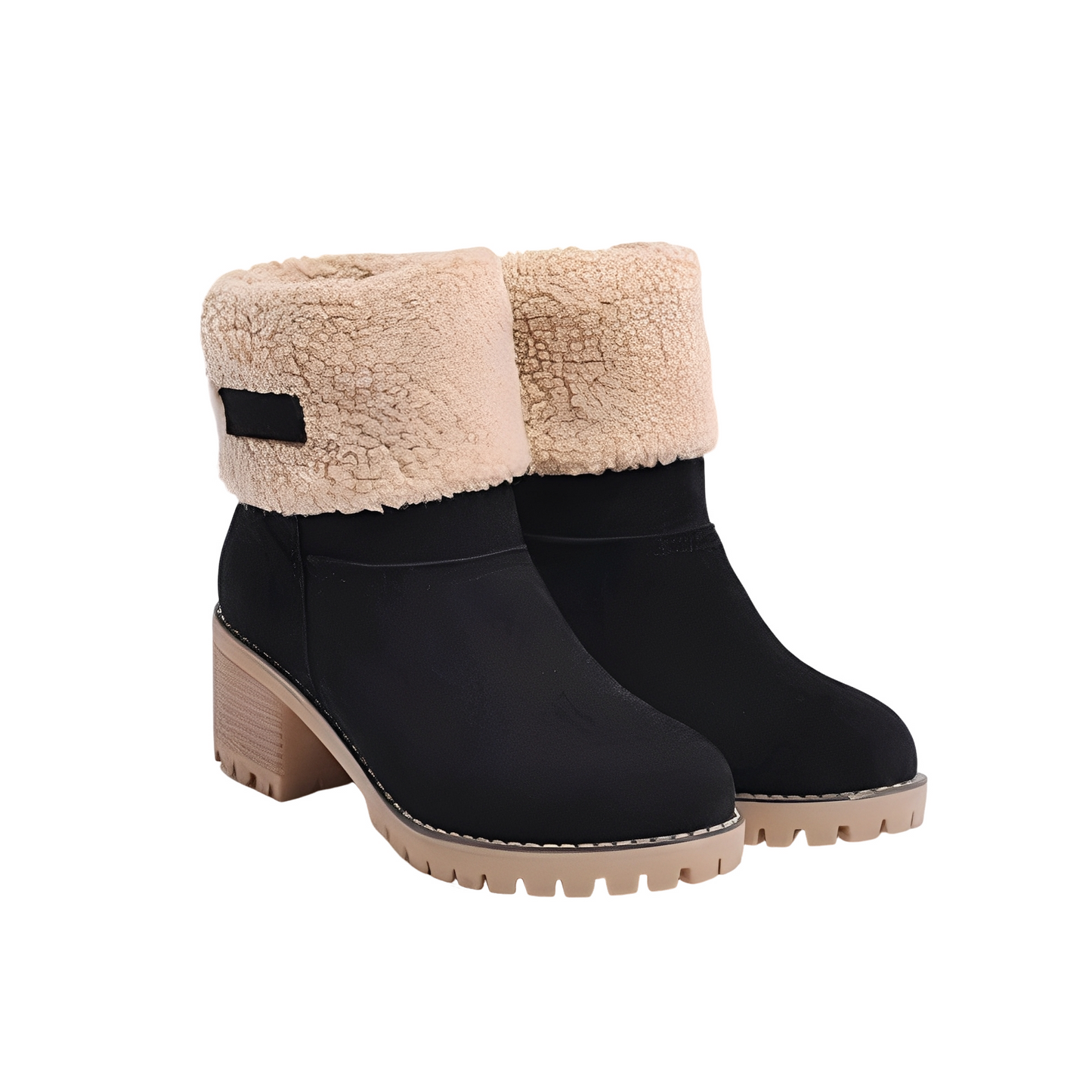 Joella - Bottes chaudes en daim pour femmes