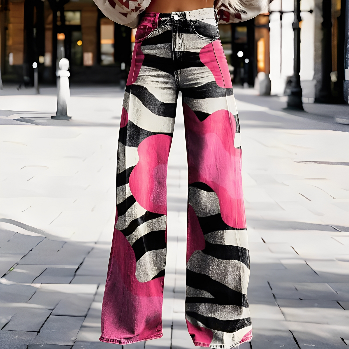 Briley - Pantalons élégants à jambes larges pour femmes