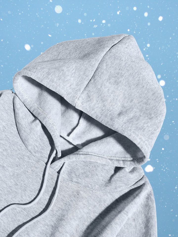 Good Day! – Sweat à capuche en coton avec déclaration