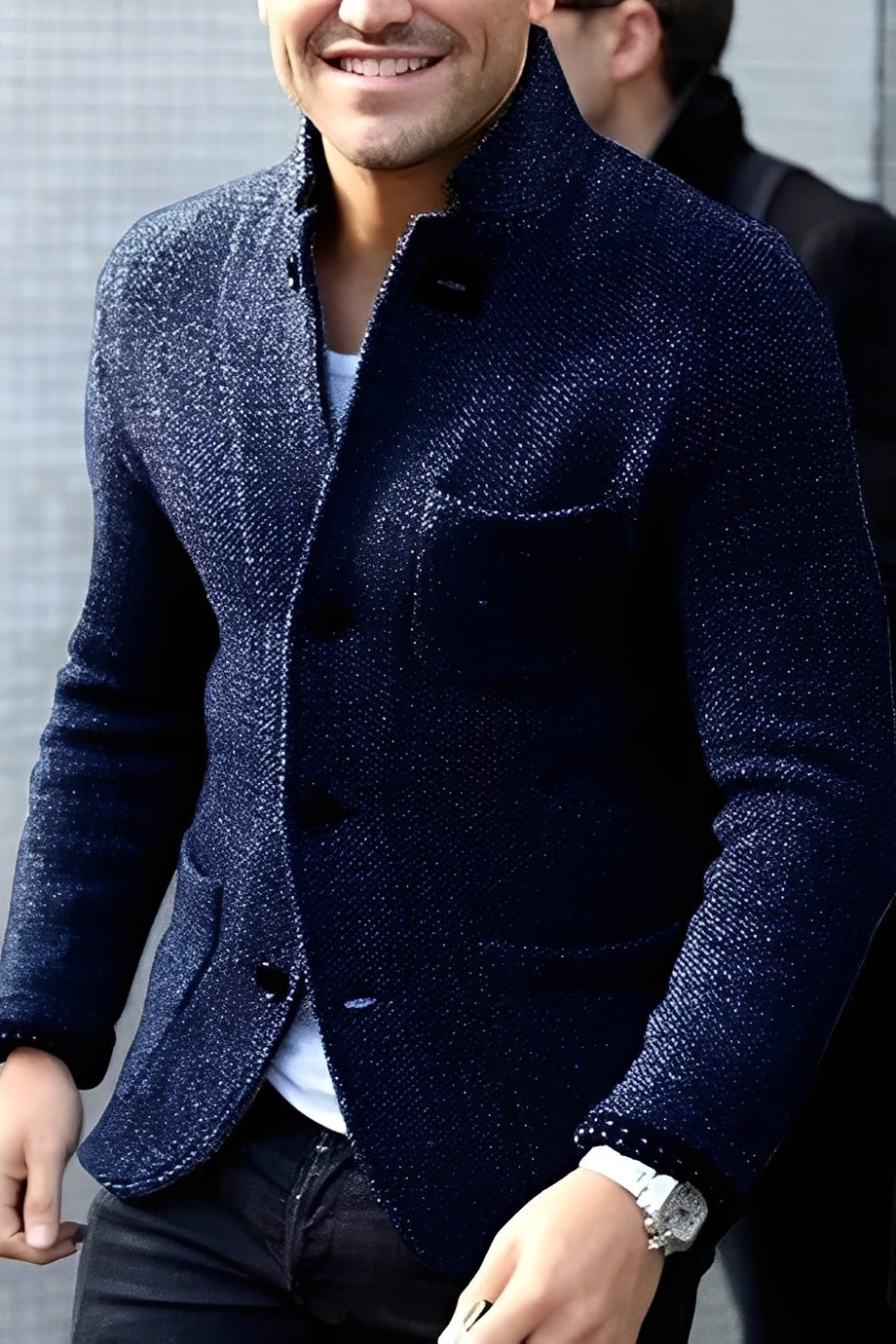 Hardy - Manteau court pour hommes, moderne et ajusté