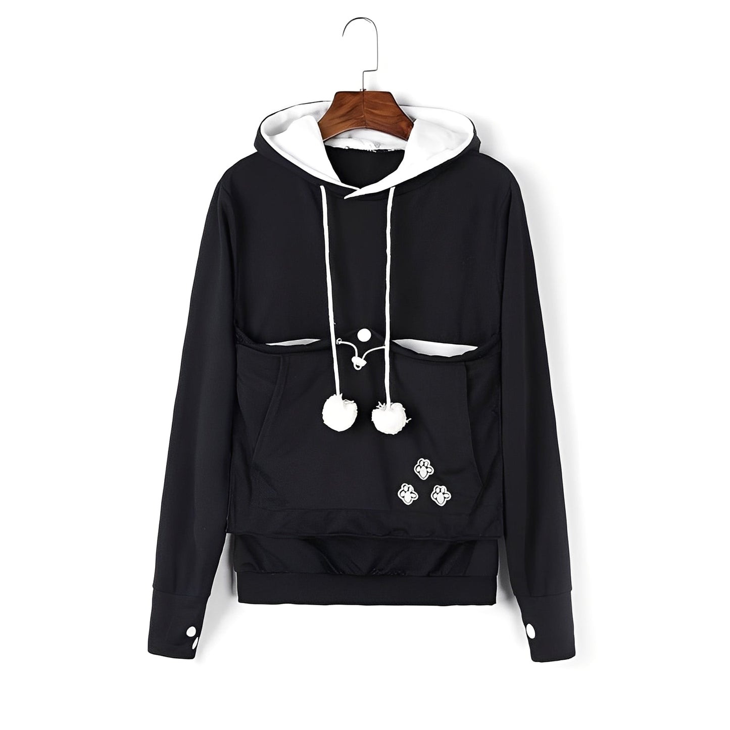 Samantha - Fashionable hooded sweatshirt with pocket for women