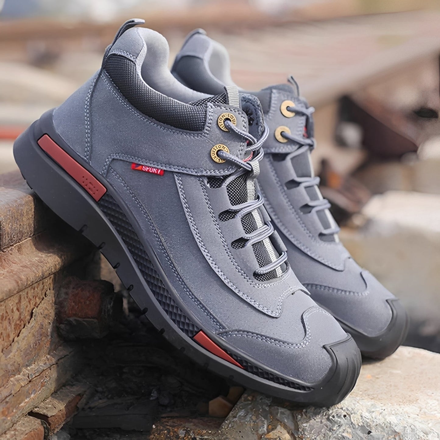 Patrick - Wasserdichte Freiluftschuhe mit Stahlkappe für Herren