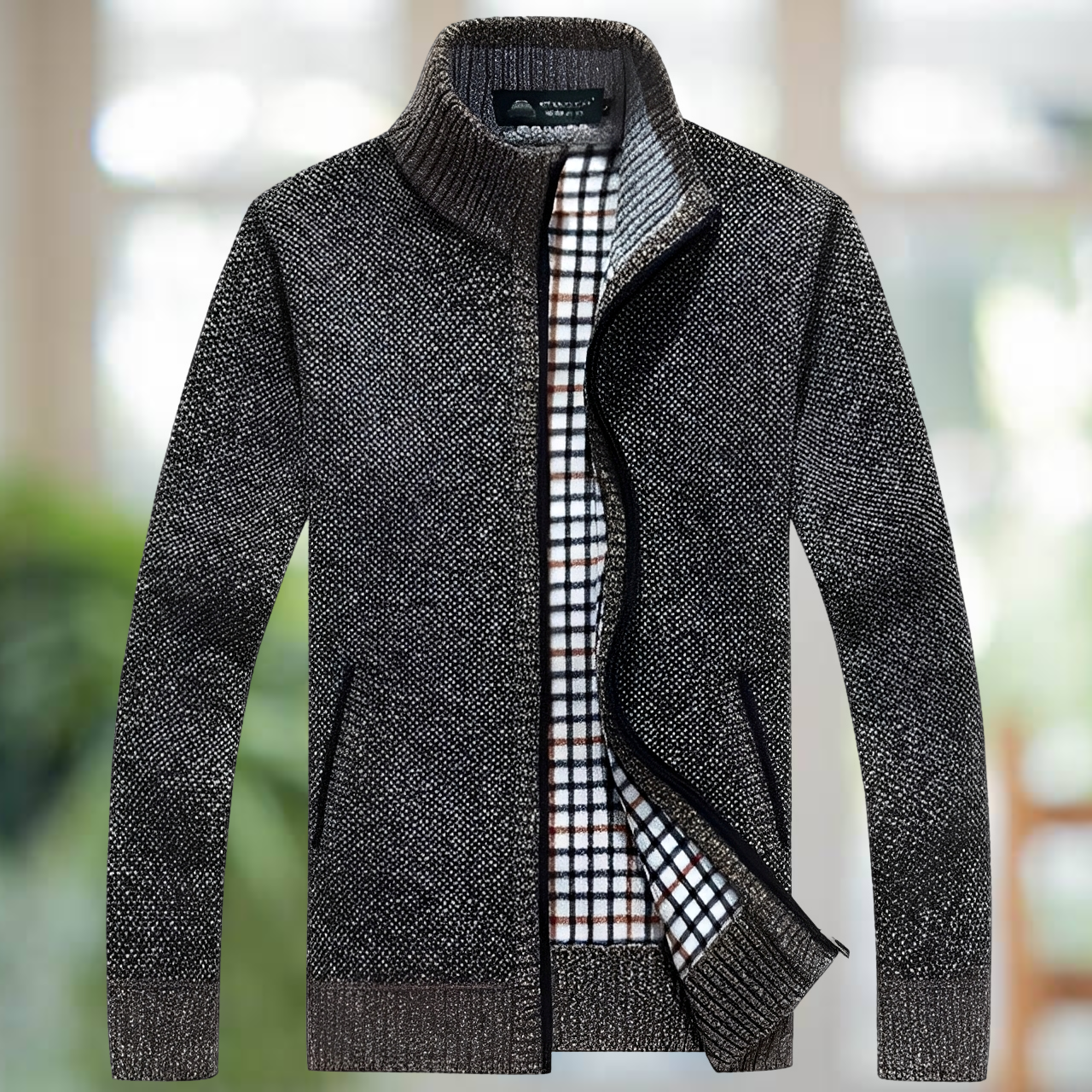 Iker – Gilet en tricot doublé pour hommes