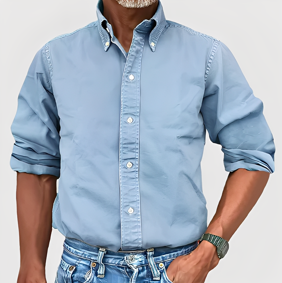 Thomas – Chemise classique à manches longues