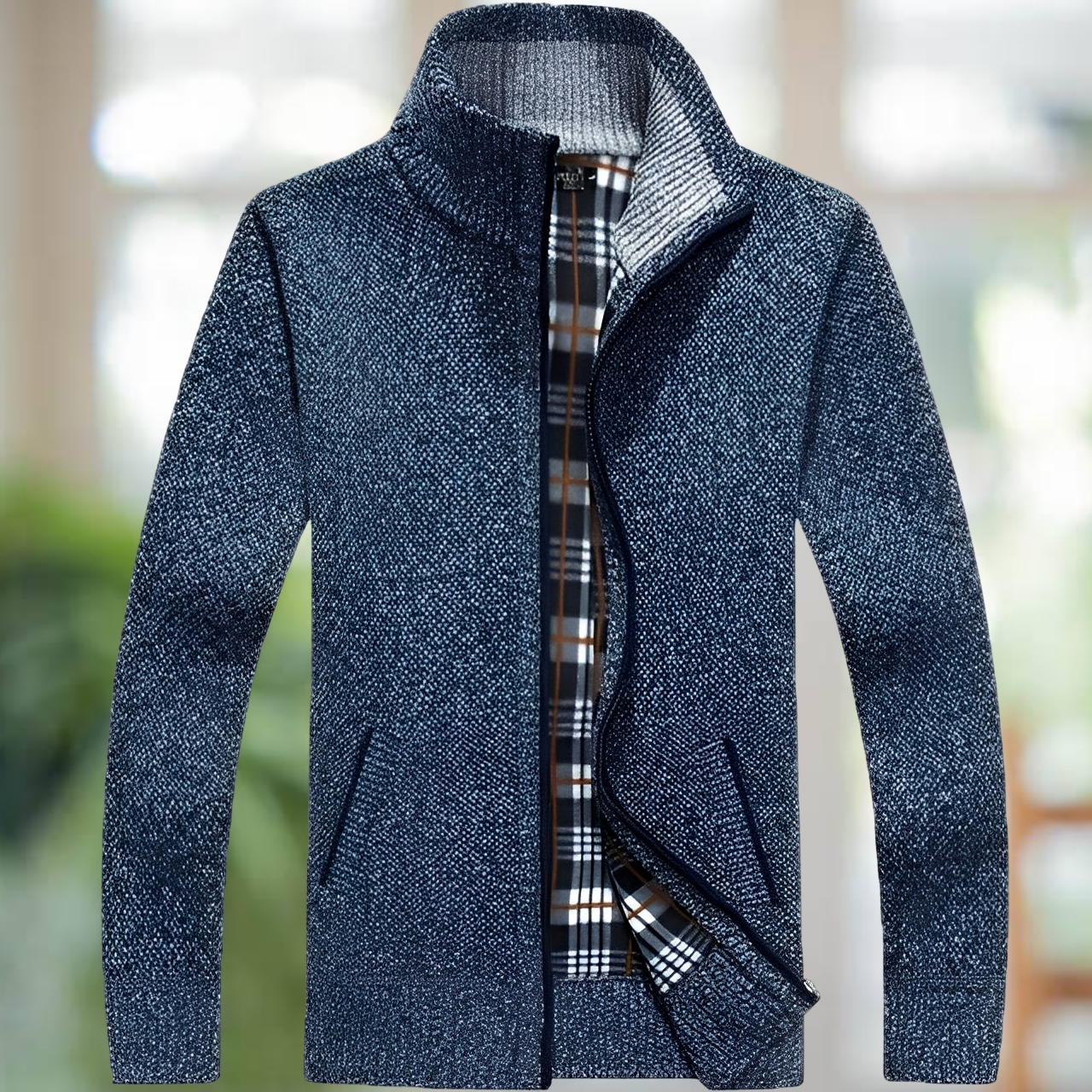 Iker – Gilet en tricot doublé pour hommes