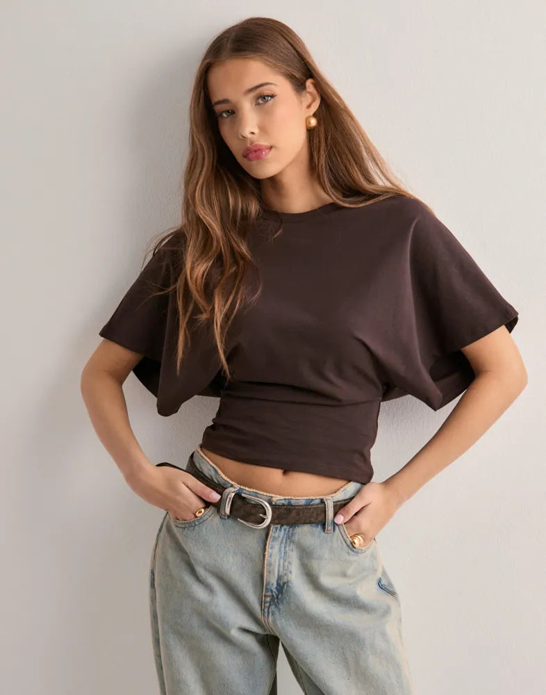 Leonie – Top Confortable à Taille Élastique