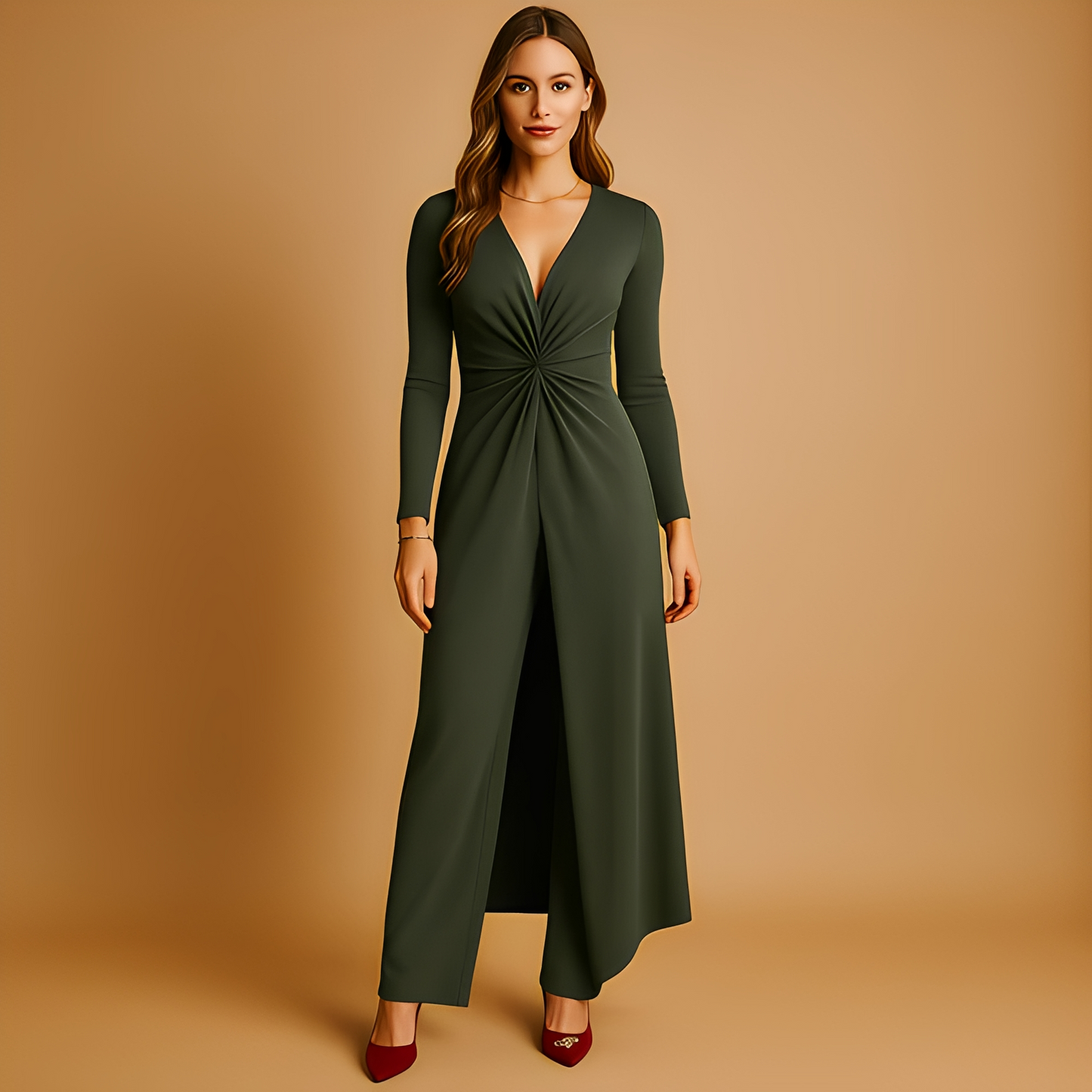 Armelyn - Set aus eleganten Kleidern und weiten Hosen für Damen