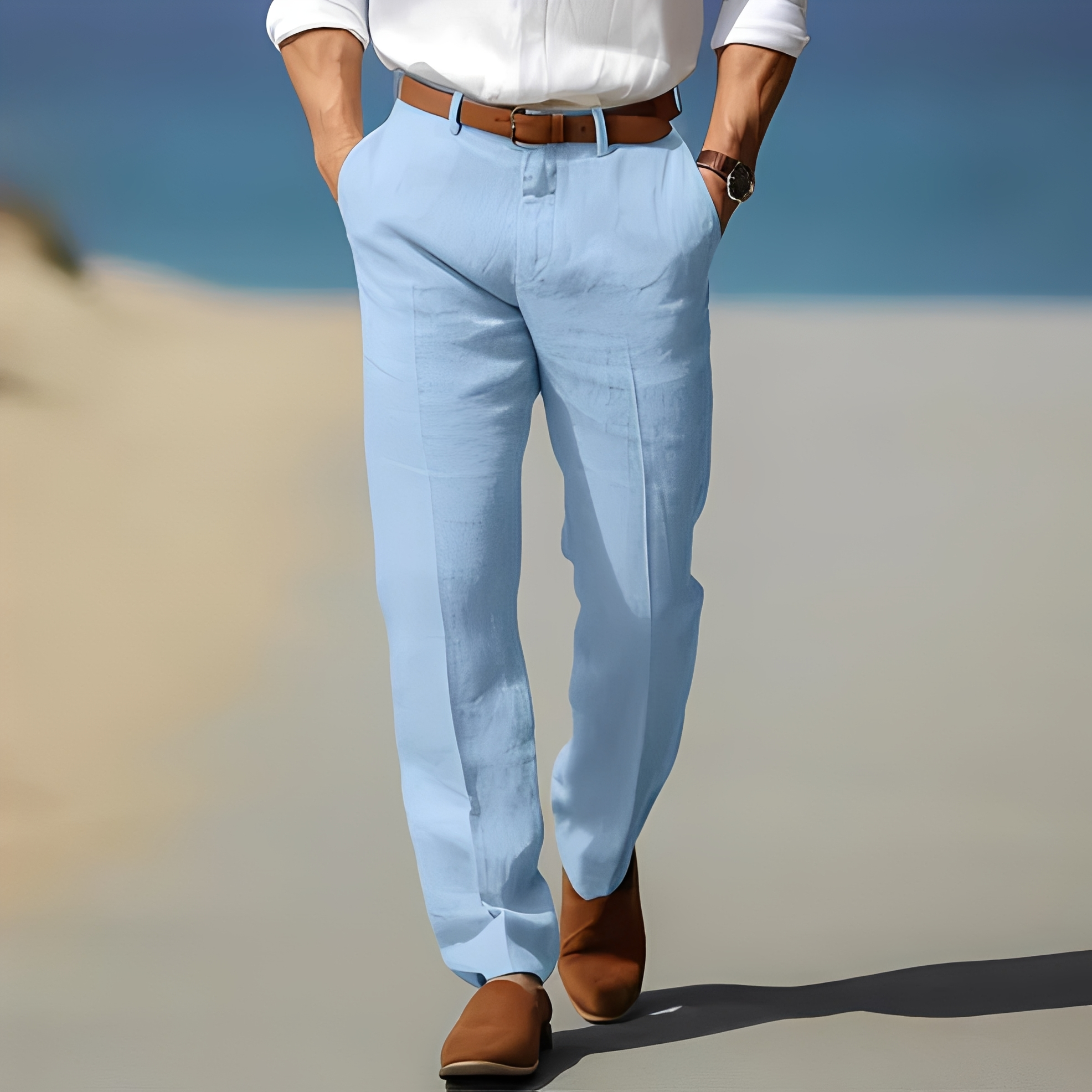 Kyle - Pantalon décontracté à la cheville pour homme