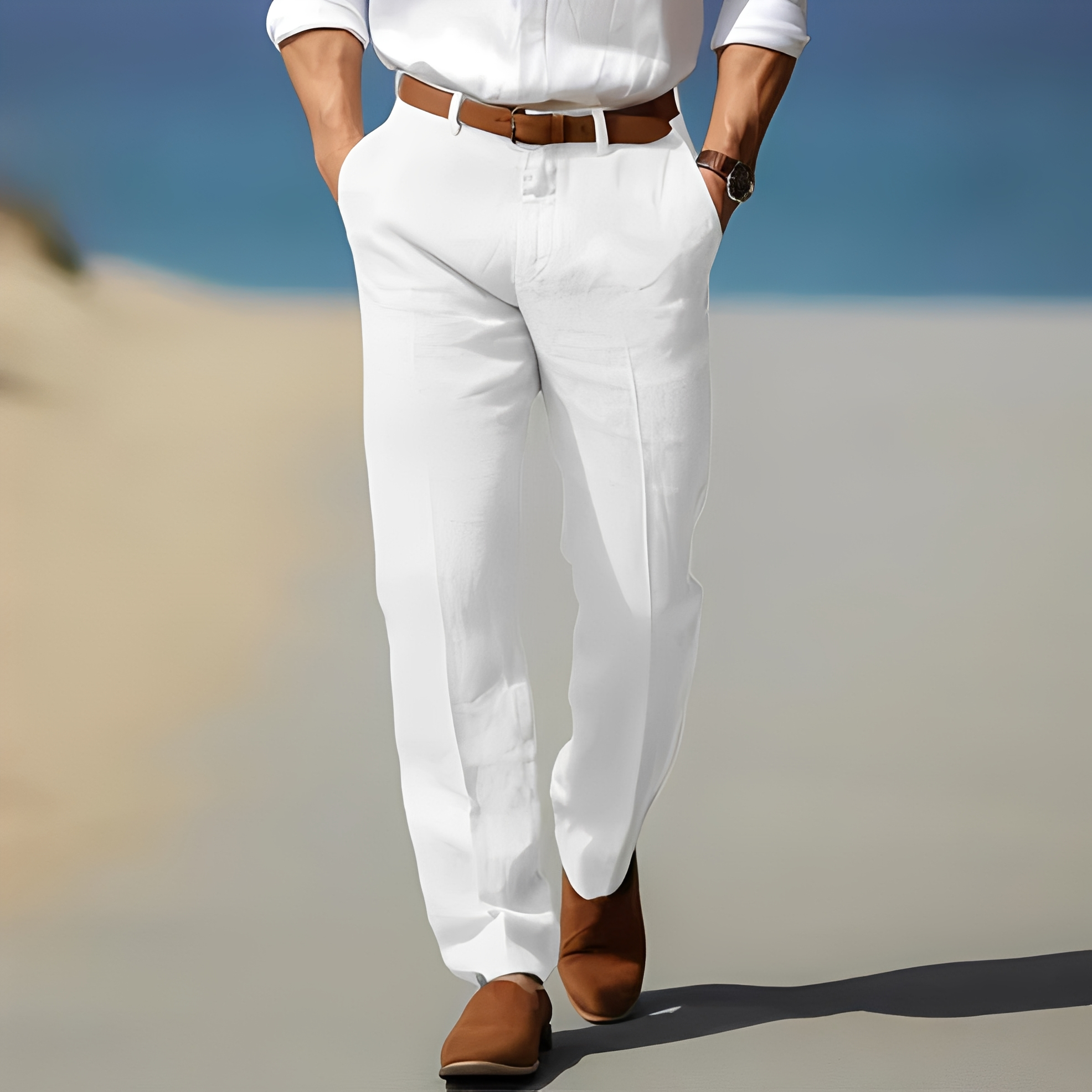 Kyle - Pantalon décontracté à la cheville pour homme