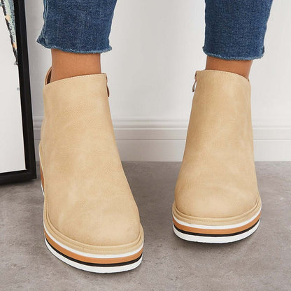 Danielle – Bottes Plateformes Stylées