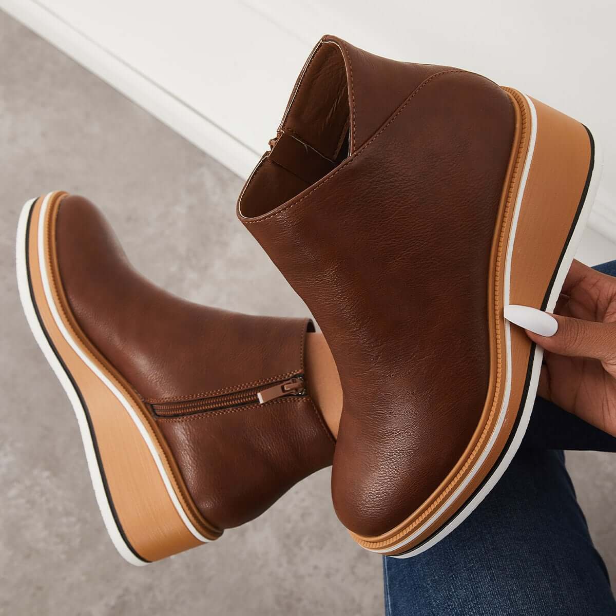 Danielle – Bottes Plateformes Stylées