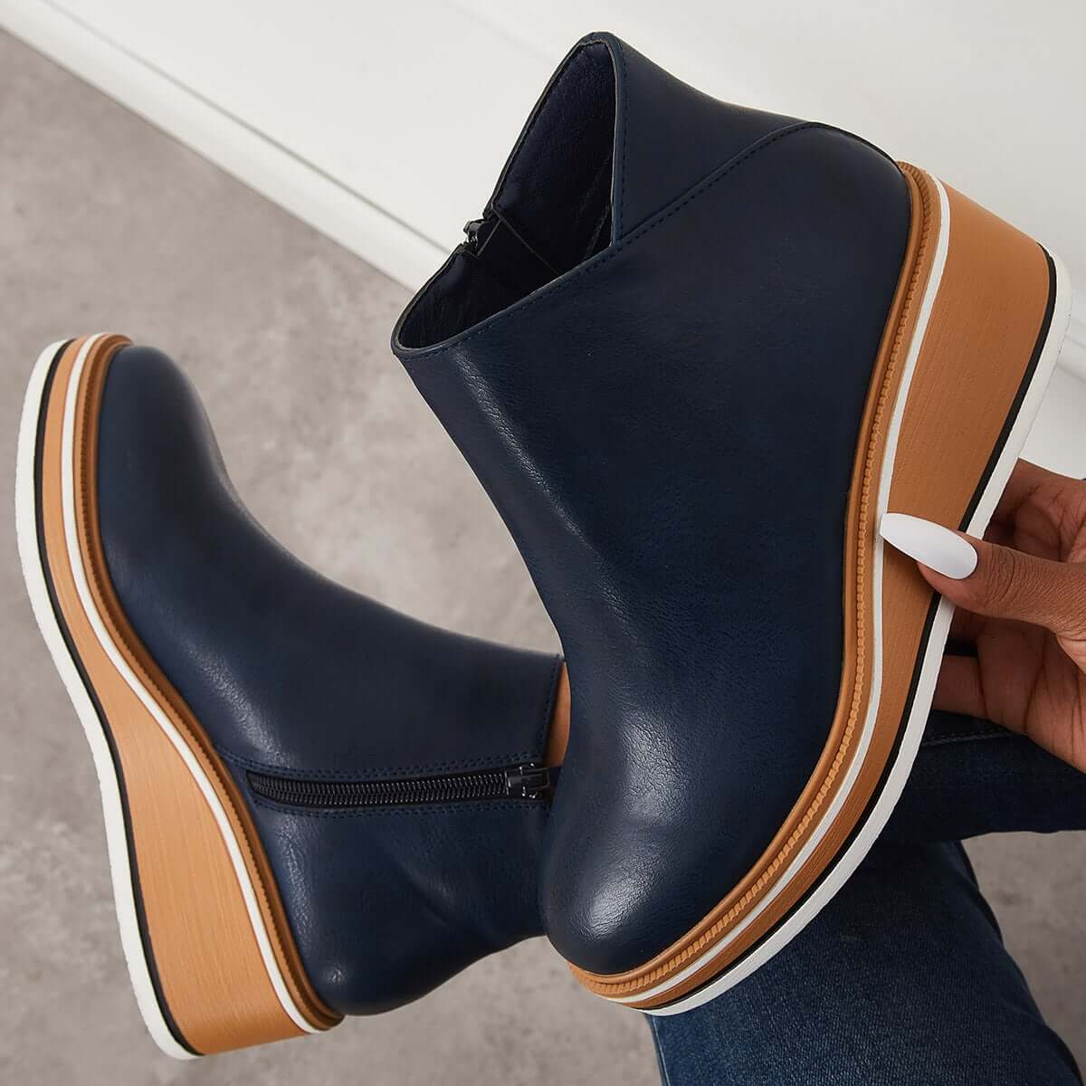 Danielle – Bottes Plateformes Stylées
