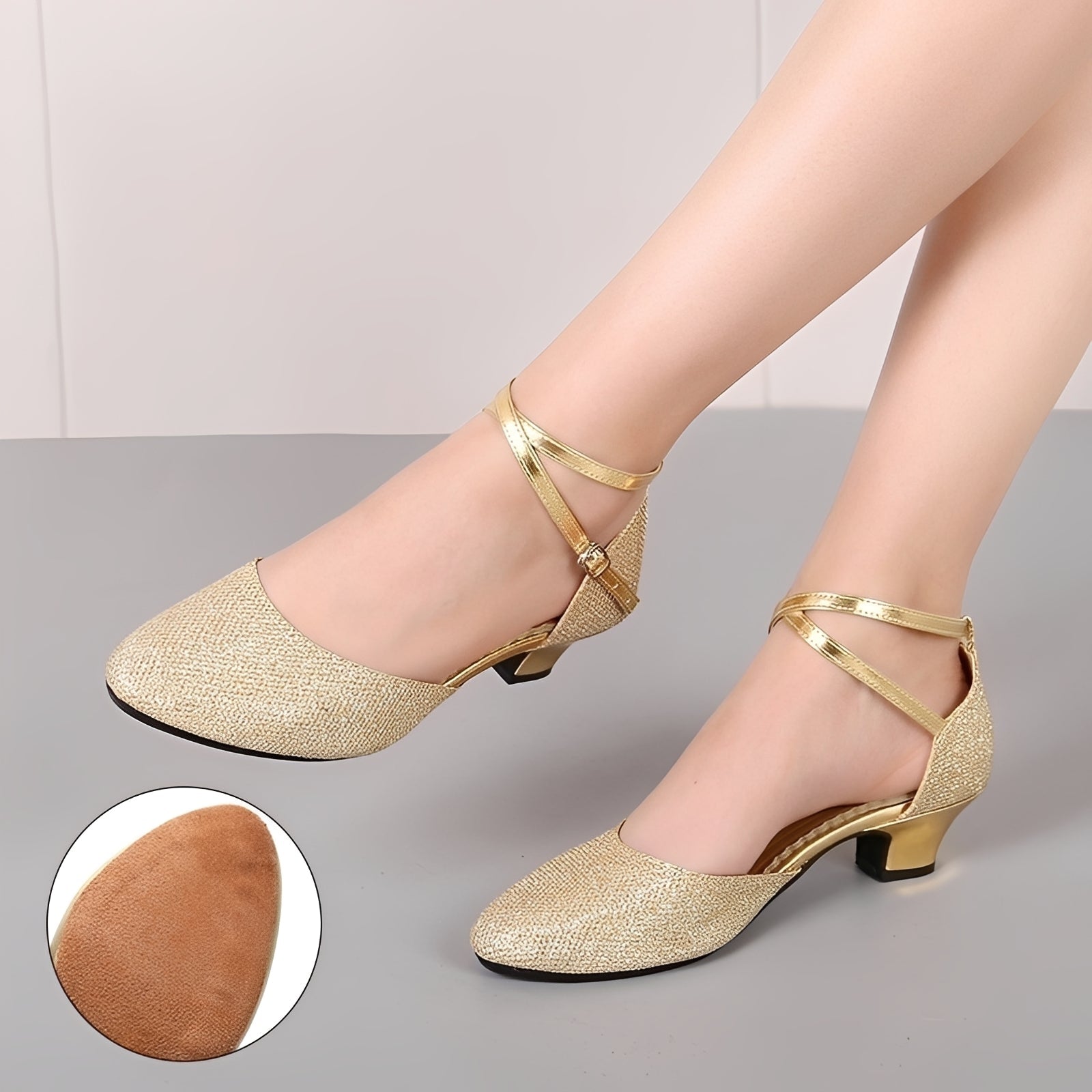 Carrie - Sandales à paillettes élégantes pour femmes