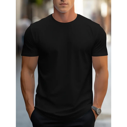 Brian - T-shirt Homme Classique à Manches Courtes
