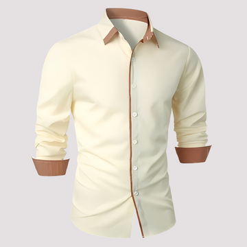 Samuel - Élégante surchemise à manches longues pour hommes