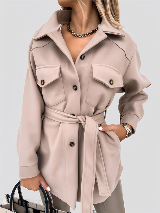 Tiffanie - Blazer en laine léger et moderne avec col à revers pour femmes