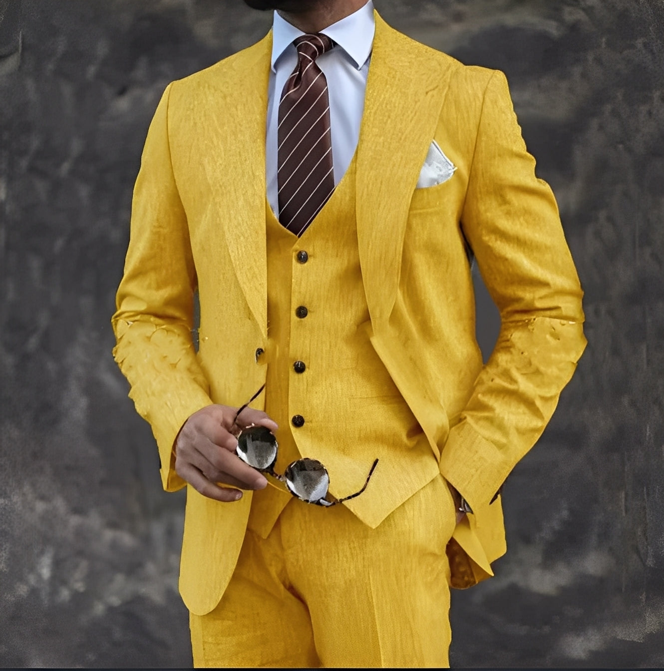 Cordell - Ensemble habillé et formel en trois pièces pour hommes