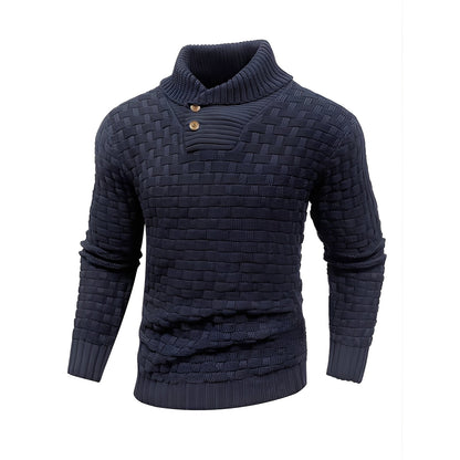 Weldon - Pull col roulé chic pour hommes