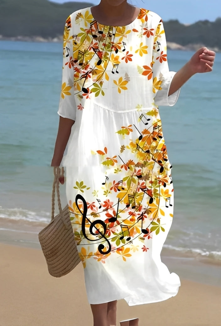 Lowri - Robe chic avec imprimé floral pour femmes