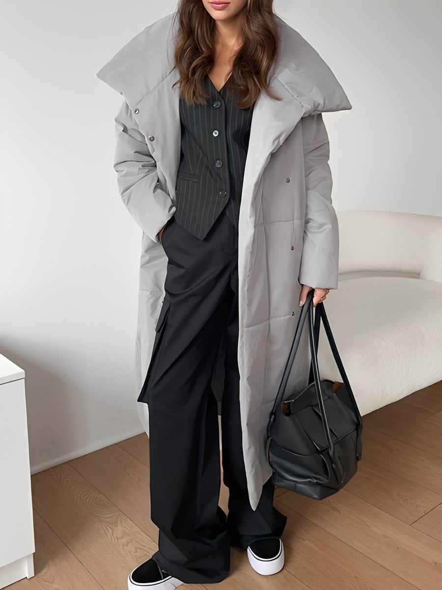 Adaline - Manteau long et chaud matelassé pour femmes