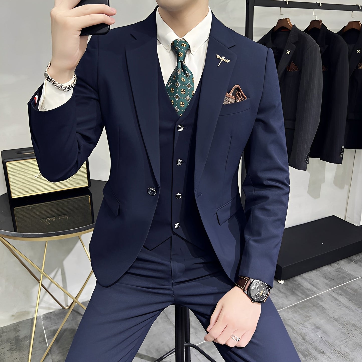 Marc - Elegant three-piece men's suit
