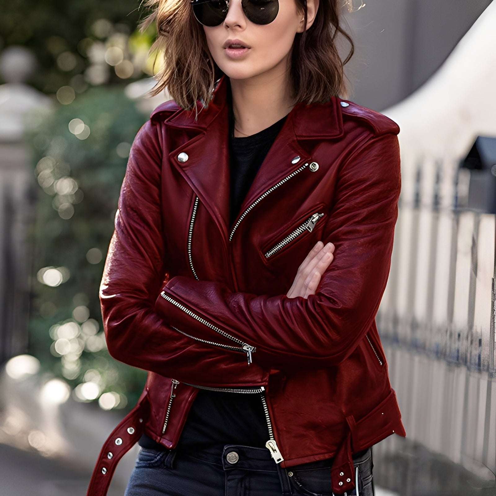 Miranda – Blouson classique zippé pour femmes