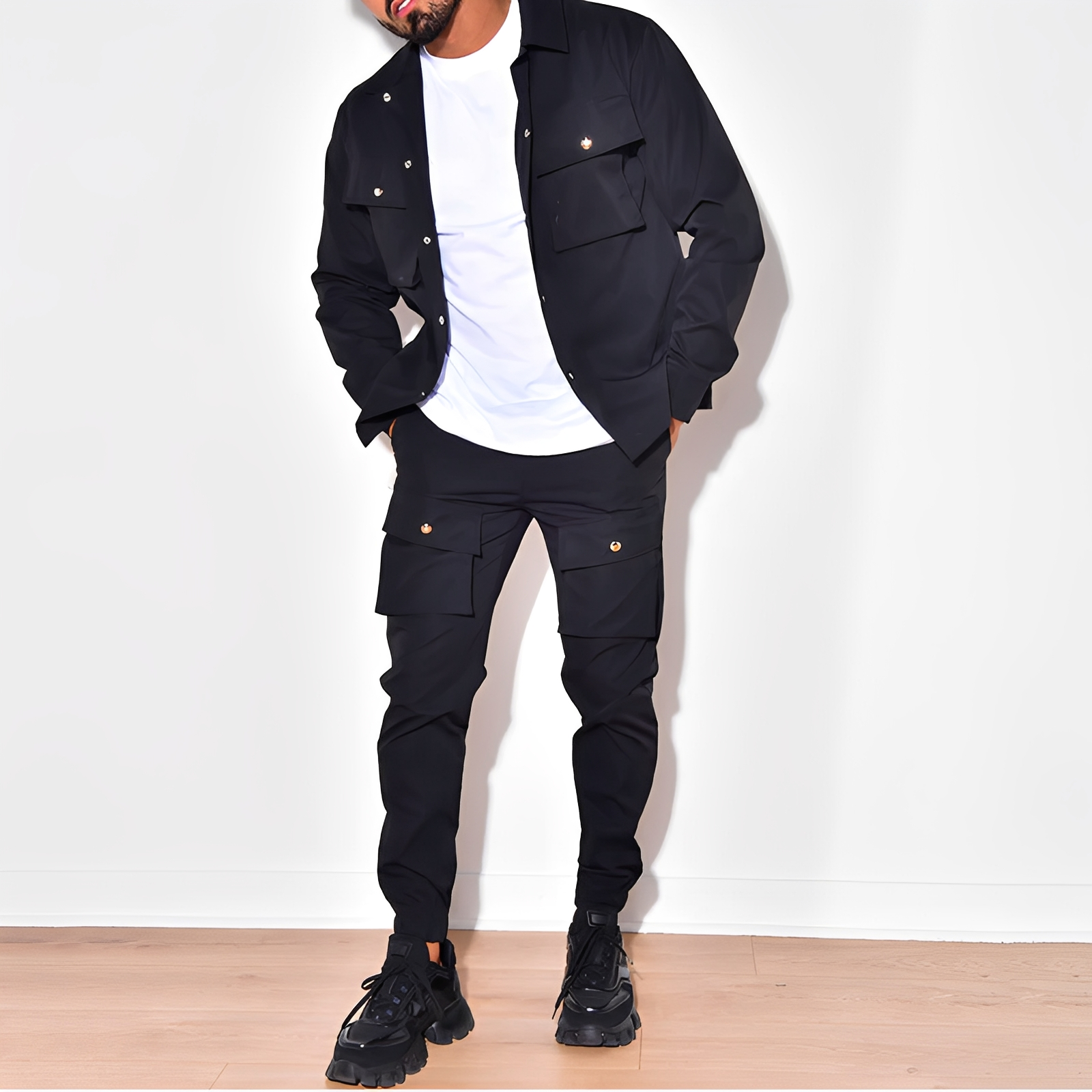 Arjay - Ensemble cargo deux pièces tendance pour homme